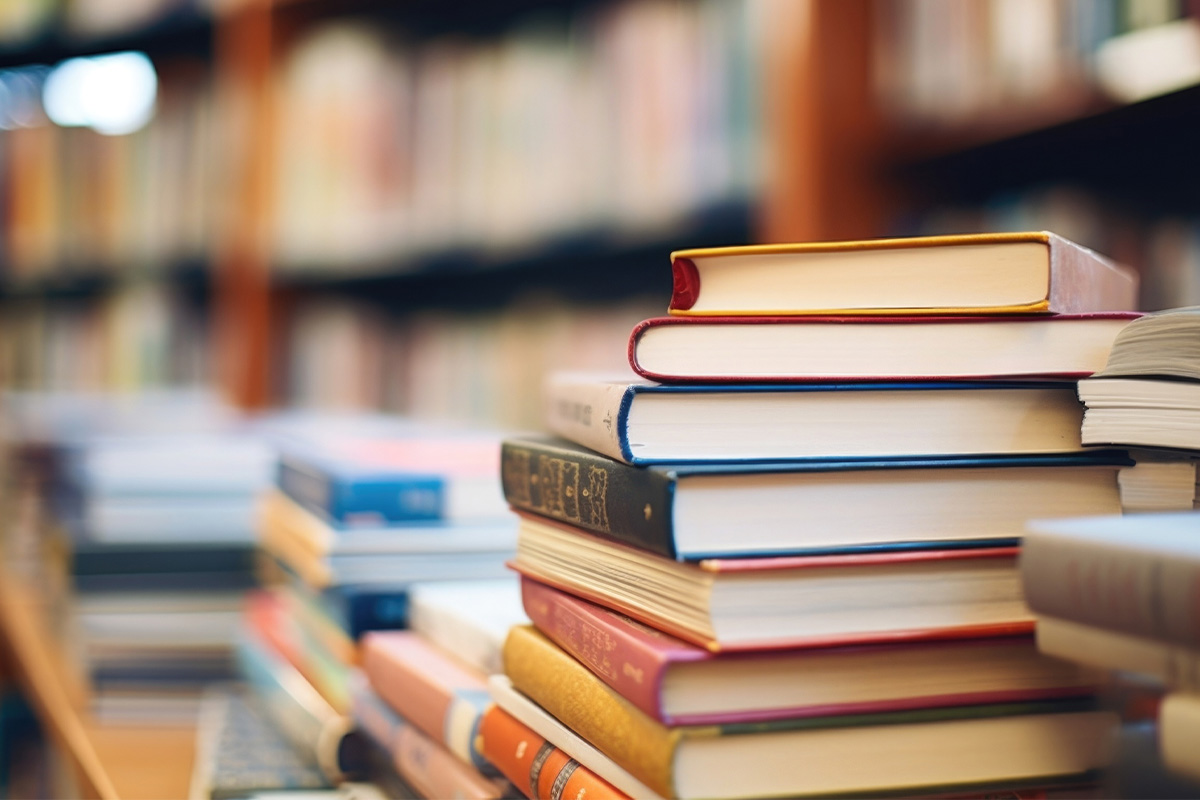 Stacks of books