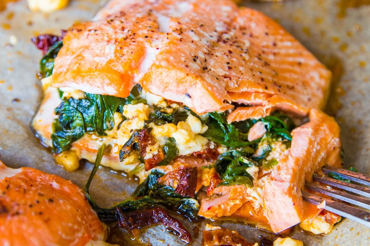 Stuffed Salmon